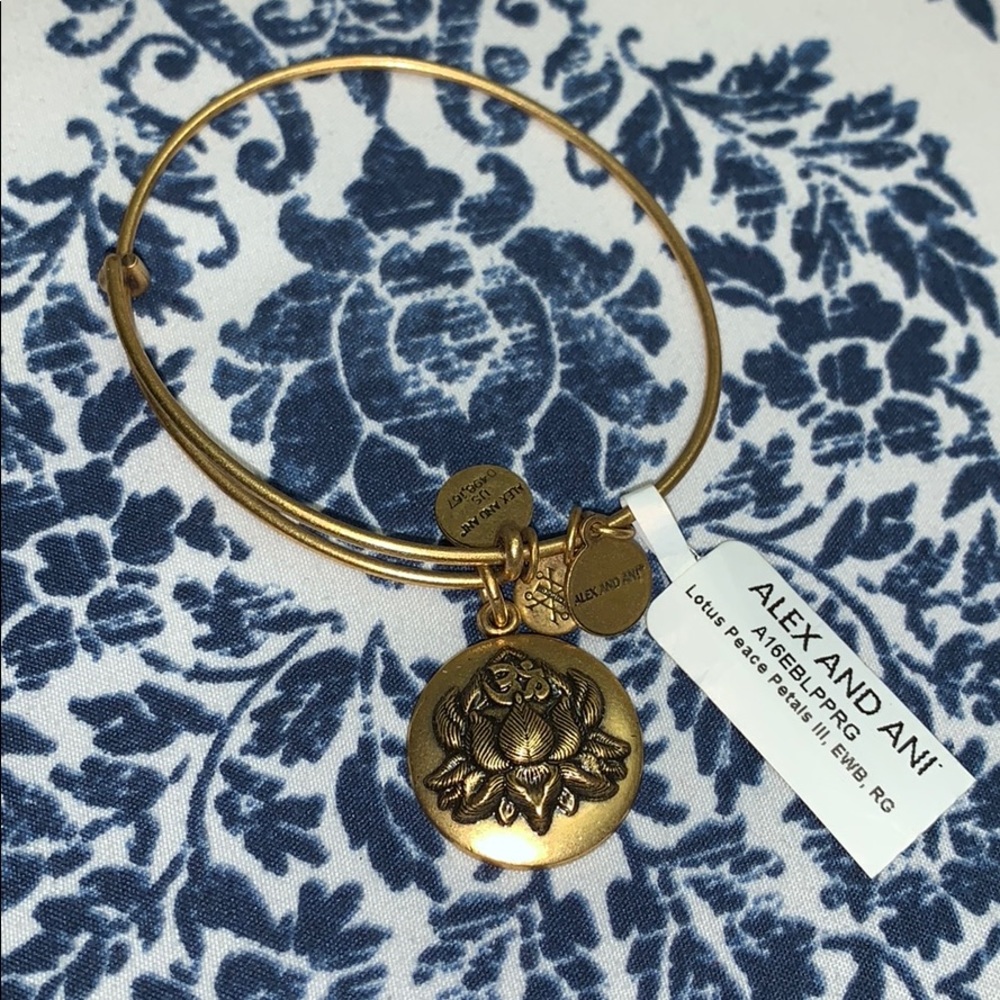 Alex and Ani Lotus Peace Petals Bracelet